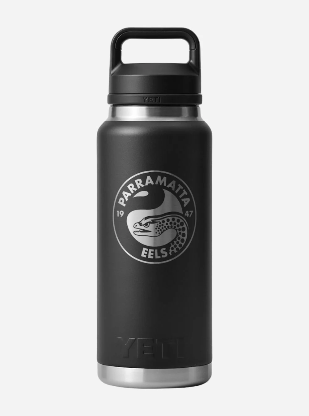 Parramatta Eels YETI Rambler 36 oz Chug Cap Bottle - Black